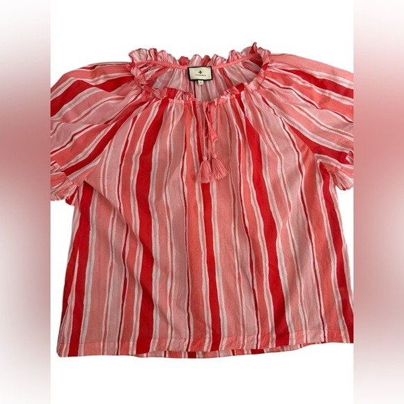 Tuckernuck Beach Midsummer Bloom Blanc Cassis Top Size Large - Picture 6 of 9